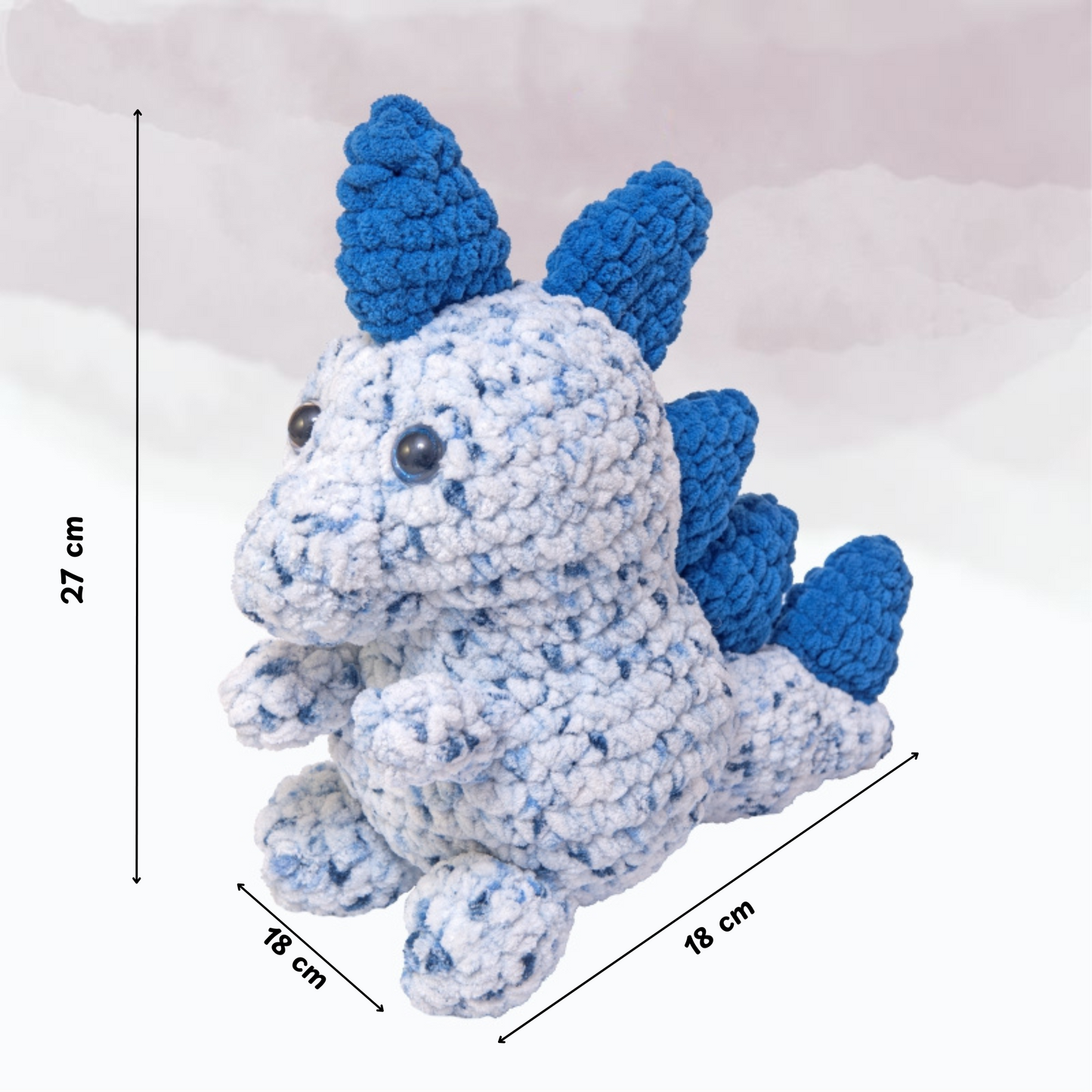 Electra- Blue Dinosaur