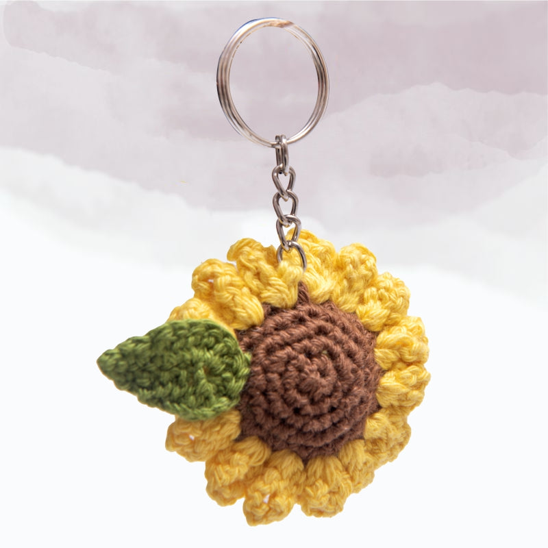 Sunflower Keychain