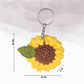 Sunflower Keychain